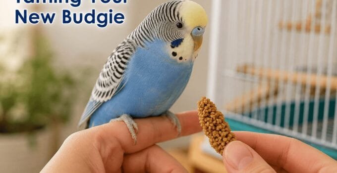How to Tame a Newly Adopted Budgie