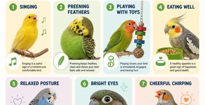  Signs That Your Pet Bird Is Happy