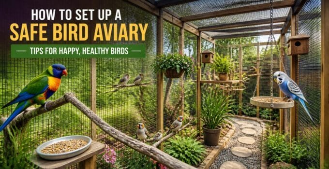 How to Set Up a Safe Bird Aviary