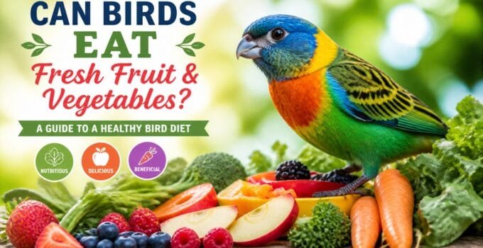Can Birds Eat Fresh Fruit and Vegetables?
