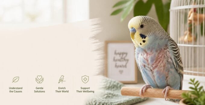 Pet Bird Plucking Feathers
