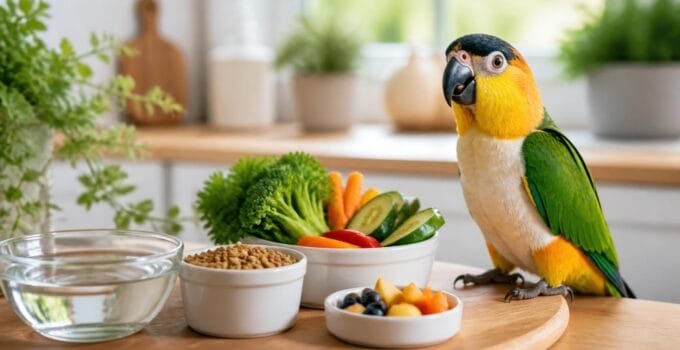 Transitioning a Bird to a Healthy Diet